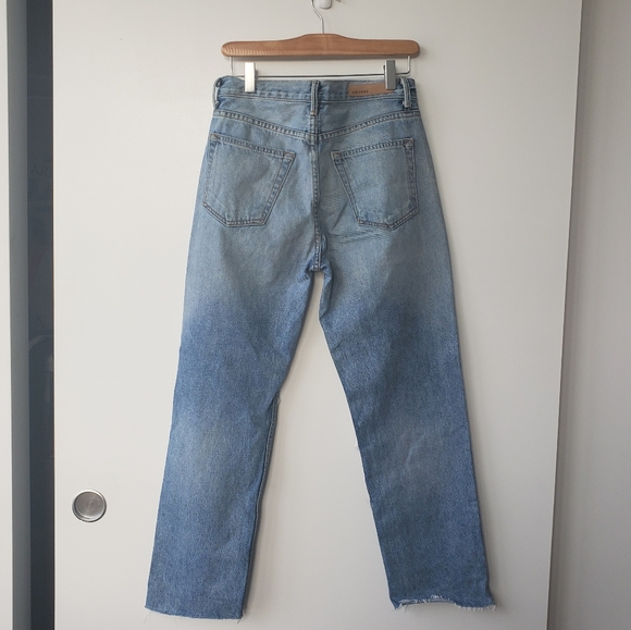 GRLFRND Helena Light Wash Distressed Boyfriend denim jeans - Picture 5 of 13